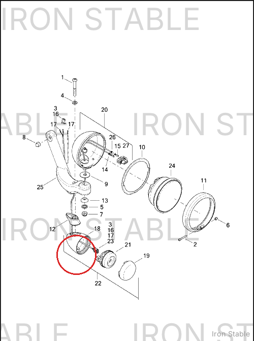 Harley-Davidson Harness, Turnsignal, 2-Wire