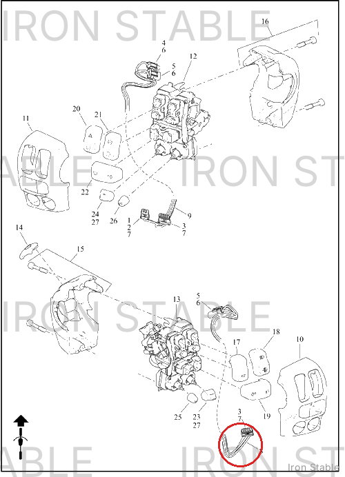 Harley-Davidson Lh-Cntrl Jmpr, Wire Harness