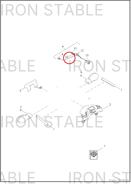 Harley-Davidson Housing, 2-Way Socket/Natural