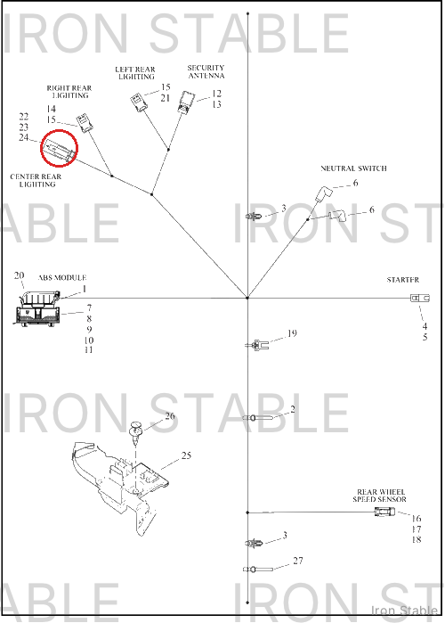 Harley-Davidson Terminal, Pin, 18-20awg, Silver