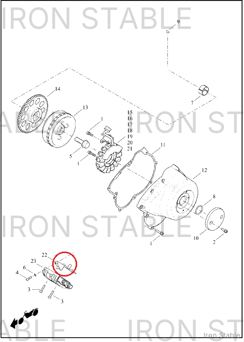Harley-Davidson Bracket, Elec Mt, Voltage Regulator
