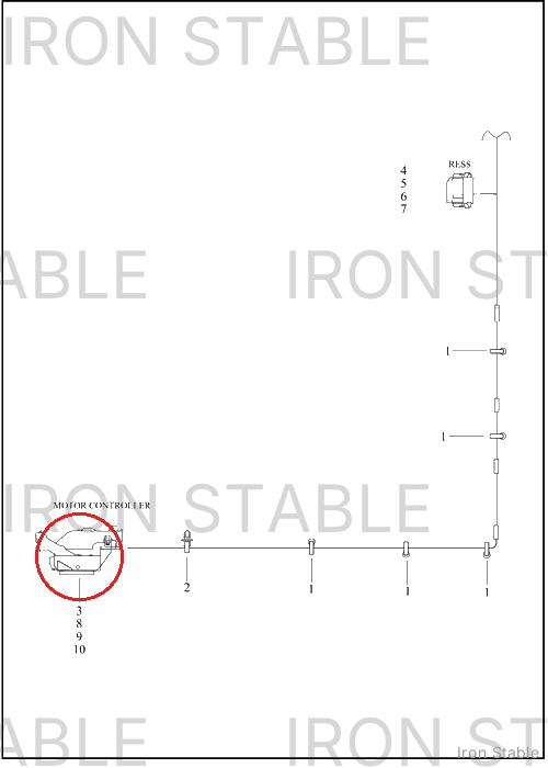Harley-Davidson Connector, 56-Way Socket