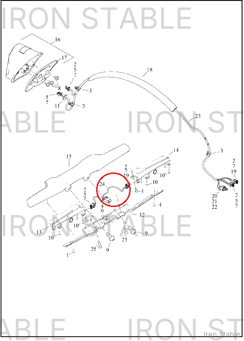 Harley-Davidson Harness, Wire, Led Fog Lamp