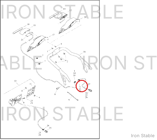 Harley-Davidson Harness, Wire, Taillamp/Illumina