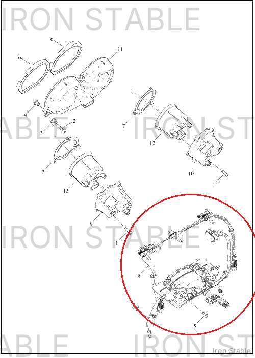 Harley-Davidson Harness, Wire, Fairing