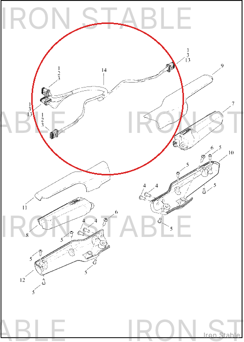 Harley-Davidson Harness, Wire, Light Bar