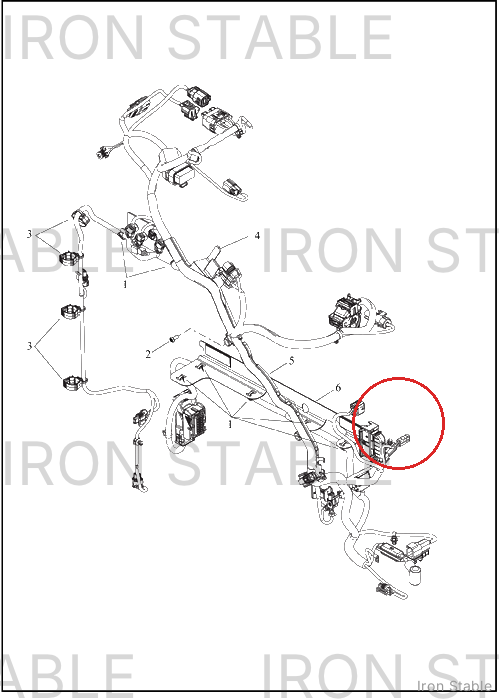 Harley-Davidson Bracket, Elec Mt, Ress Mounting