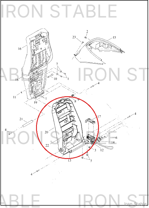 Harley-Davidson Bracket, Elec Mt, Caddy, Evse, Iec