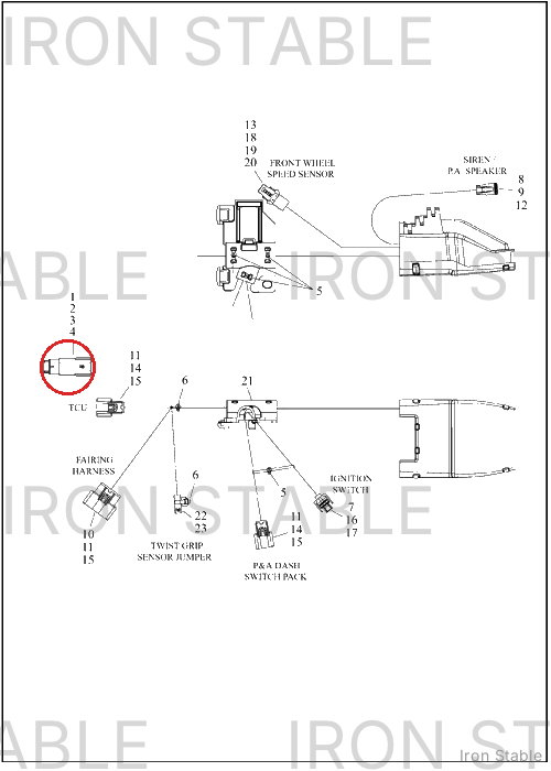 Harley-Davidson Harness, Wire, Main, W/Abs, Ecc, Fl