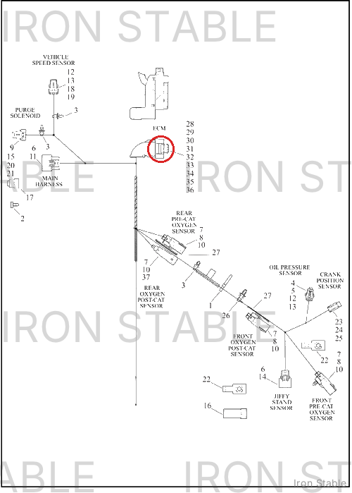 Harley-Davidson Connector, Cavity Plug, 2.8mm Ca
