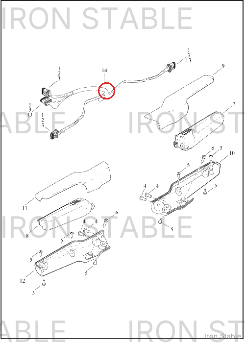 Harley-Davidson Harness, Wire, Light Bar, Hdi