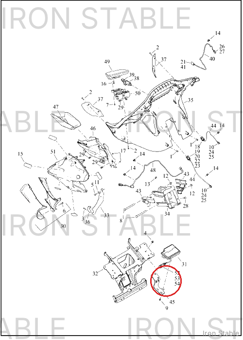 Harley-Davidson Elec Misc Component, Bracket