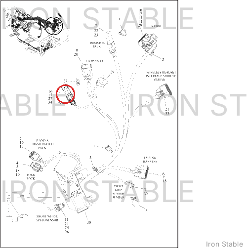 Harley-Davidson Connector, Dust Cap