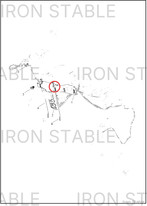 Harley-Davidson Bracket, Elec Mt, O2 Snsr
