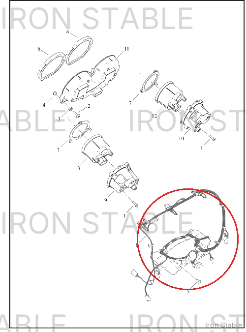Harley-Davidson Harness, Wire, Fairing