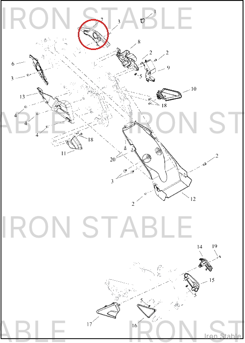 Harley-Davidson Elec Misc Component, Tail Cover, Lh