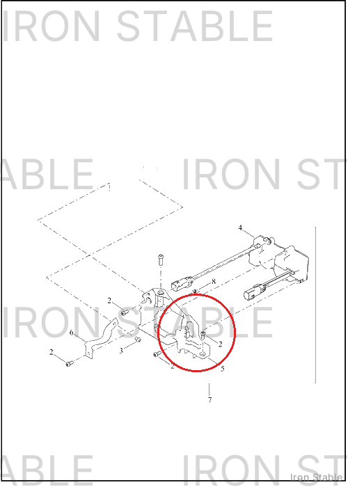 Harley-Davidson Bracket, Elec Mt, Caddy, Emc Filter