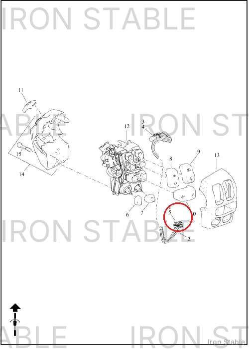 Harley-Davidson Harness, Wire, Cont Jmpr, Lh, Inte