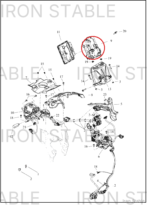 Harley-Davidson Elec Misc Component, Bcm Caddy