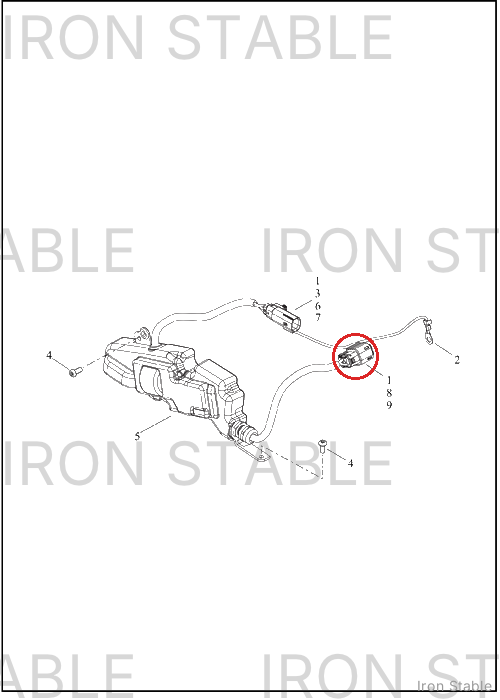 Harley-Davidson Connector, Housing, 4-Way Pin