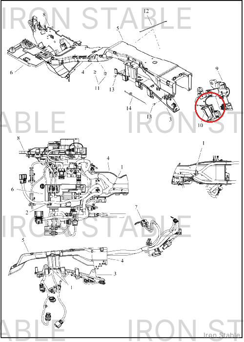 Harley-Davidson Guide, Wire, Caddy, Brake/Clutch