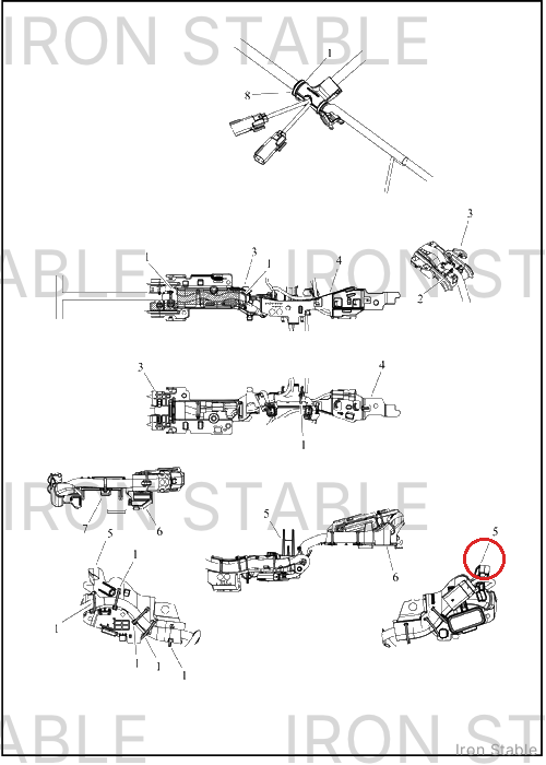 Harley-Davidson Wire Harn Sub-Component, Caddy