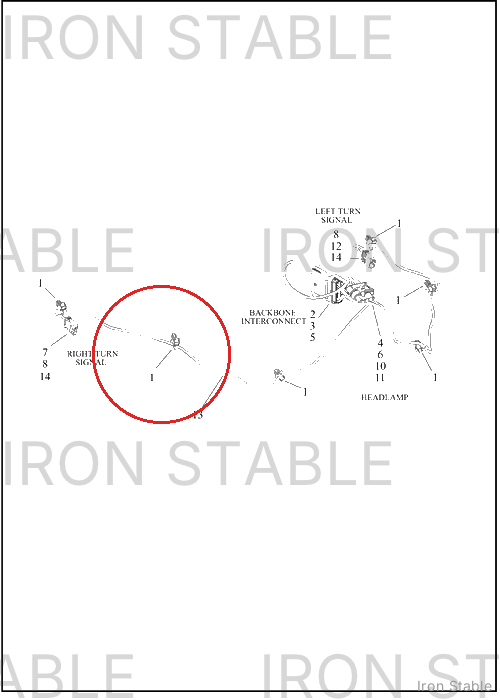 Harley-Davidson Harness, Wire, Fairing