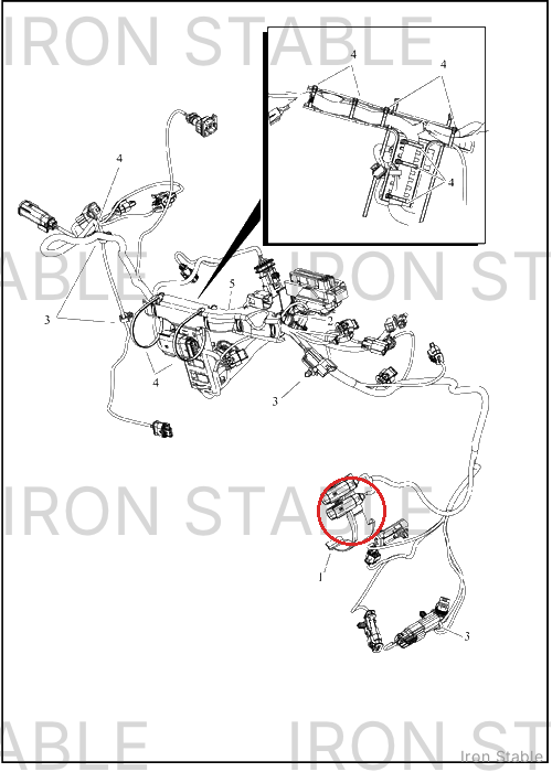 Harley-Davidson Bracket, Elec Mt, O2 Snsr