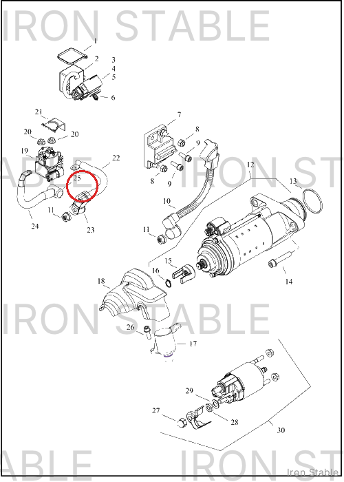 Harley-Davidson Wire Harn Sub-Component, Rubber Boo