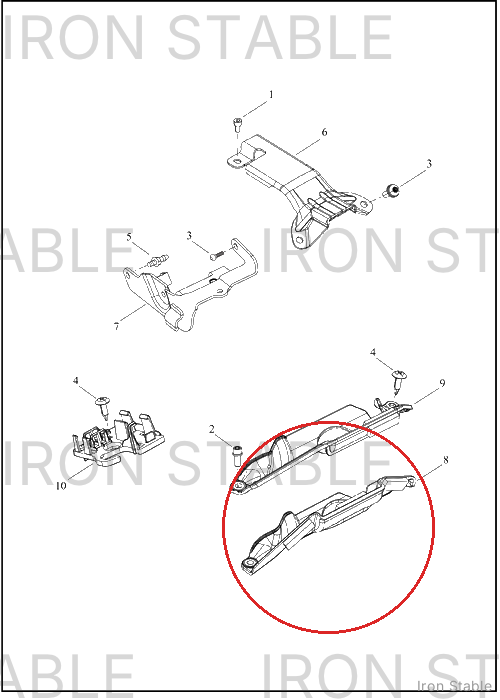 Harley-Davidson Bracket, Elec Mt, Upr Crss Mem Cadd