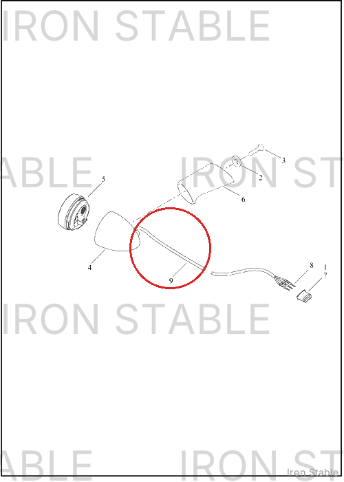 Harley-Davidson Harness, Wire, Assembly, 4 Wire, 4