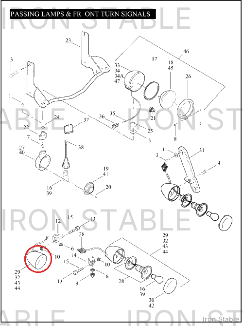 Harley-Davidson Sub-Assembly, Trnsgnl, Front/Dom