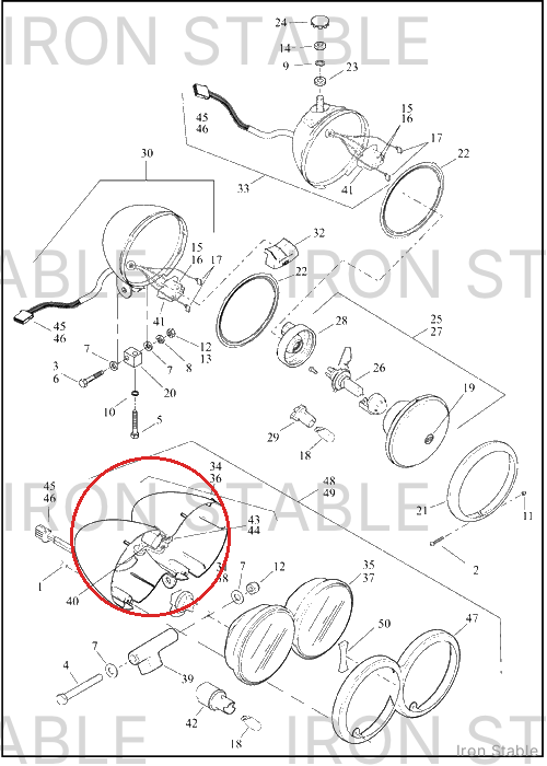 Harley-Davidson Connector, Pos Bulb