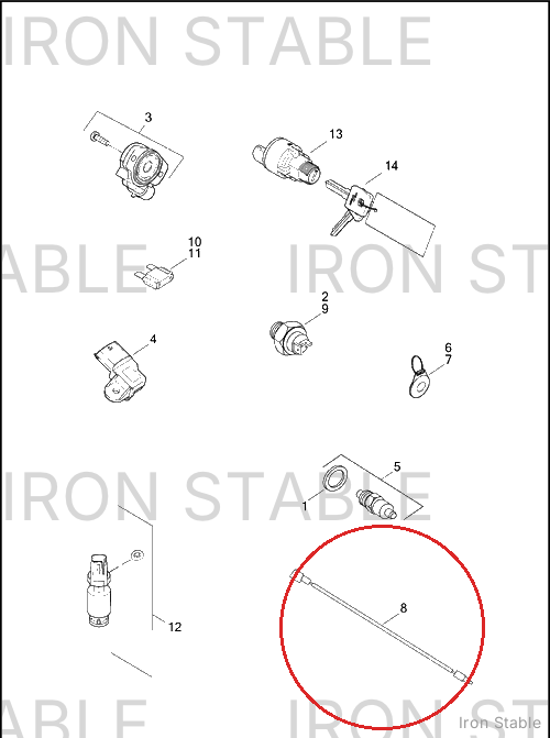 Harley-Davidson Jumper Wire Assembly, Neutral Switch