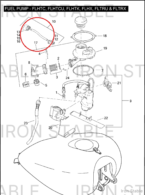 Harley-Davidson Jmpr Harness, F'tank