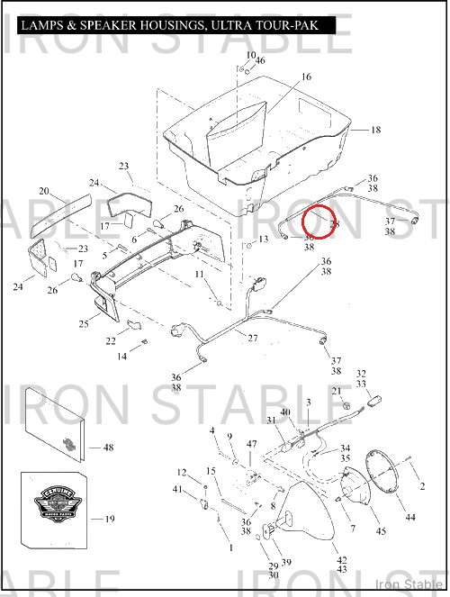 Harley-Davidson Harness, T-Pak