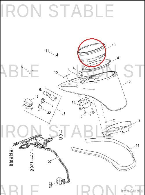Harley-Davidson Speedo, 5/Mph/Calib, Special App
