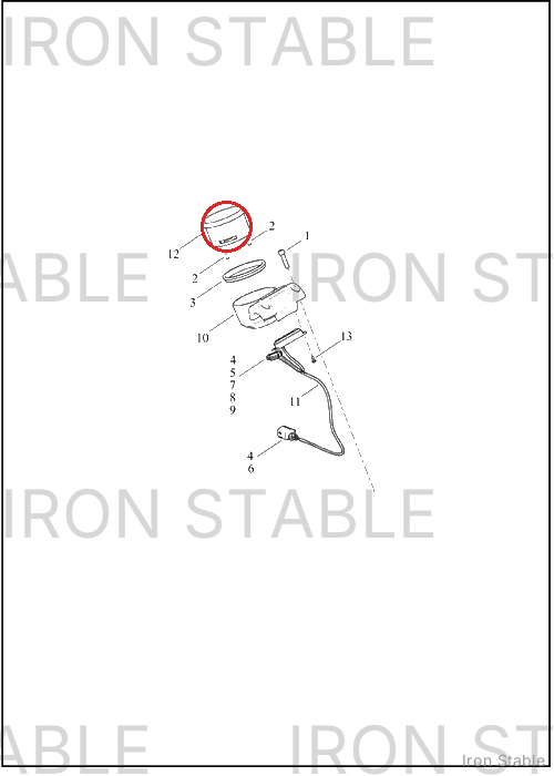 Harley-Davidson Speedo, 4/Kph, Calib/S-S