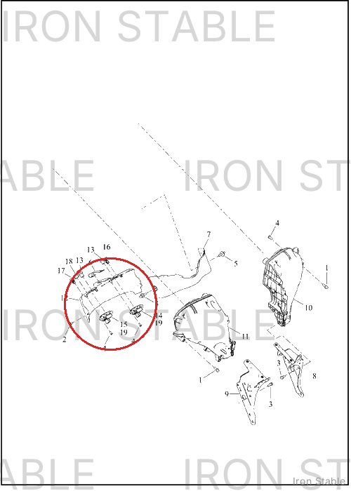 Harley-Davidson Dash Panel, Sld
