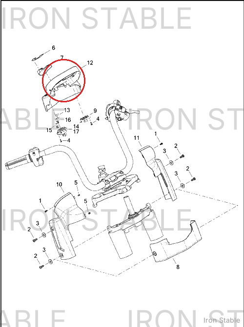 Harley-Davidson Instr, Cluster/Speedo, X