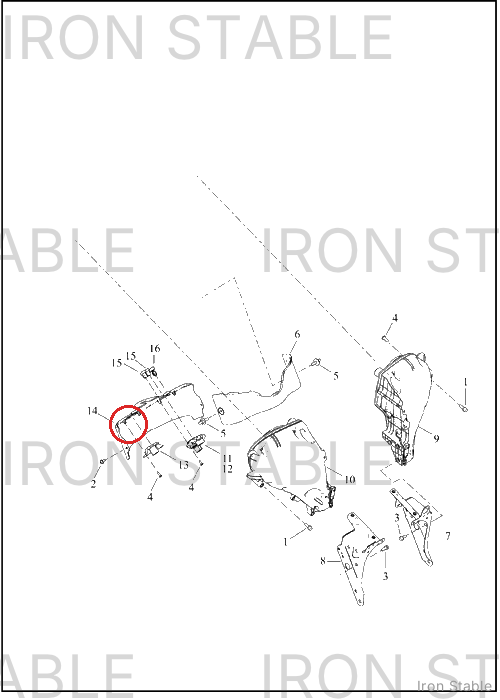 Harley-Davidson Dash Panel, Sld