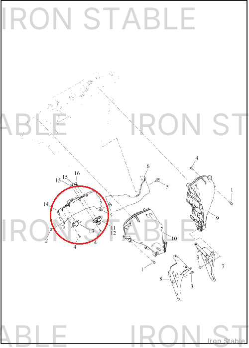 Harley-Davidson Dash Panel, Sld