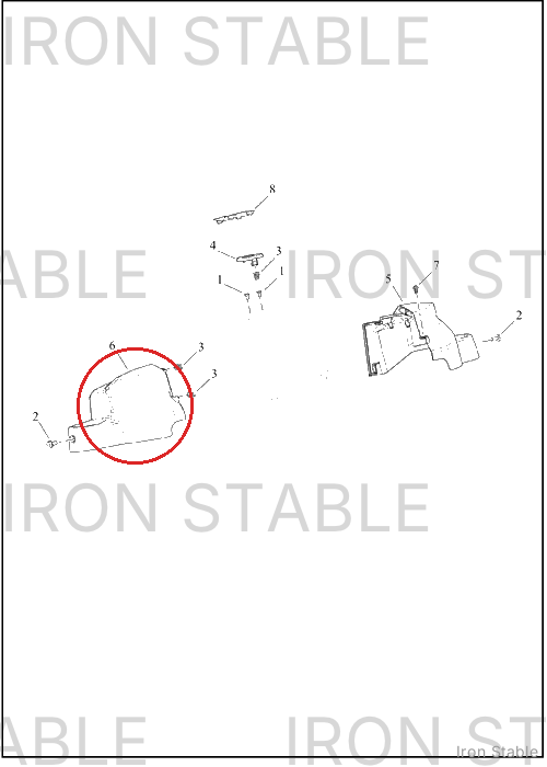 Harley-Davidson Sub-Assembly, Console, Nacelle Cover