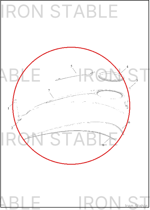 Harley-Davidson Console, Tank, Sub-Assembly