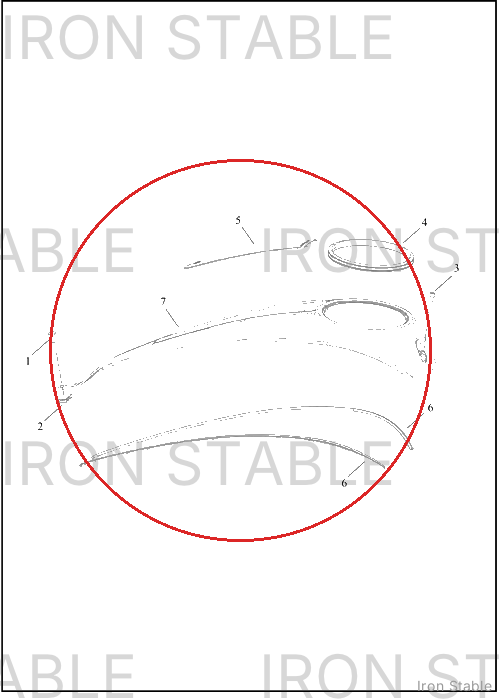 Harley-Davidson Console, Tank, Sub-Assembly