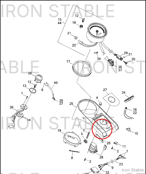 Harley-Davidson Trim, Instr Panel