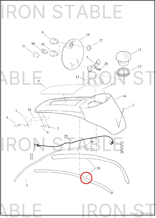 Harley-Davidson Trim, Rubber Moulding