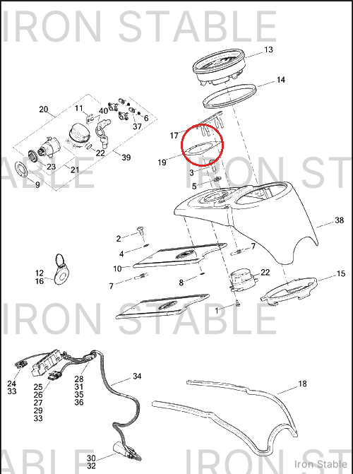 Harley-Davidson Nameplate, Ign Switch