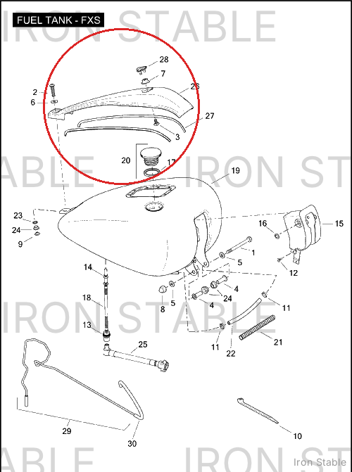 Harley-Davidson Console, F'tank
