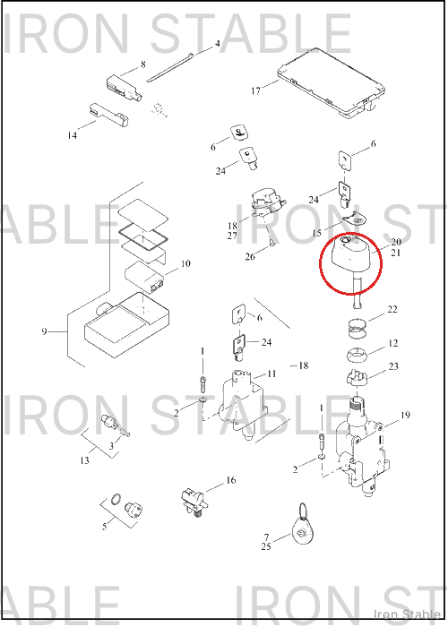 Harley-Davidson Switch, Ign, Knob, Lock